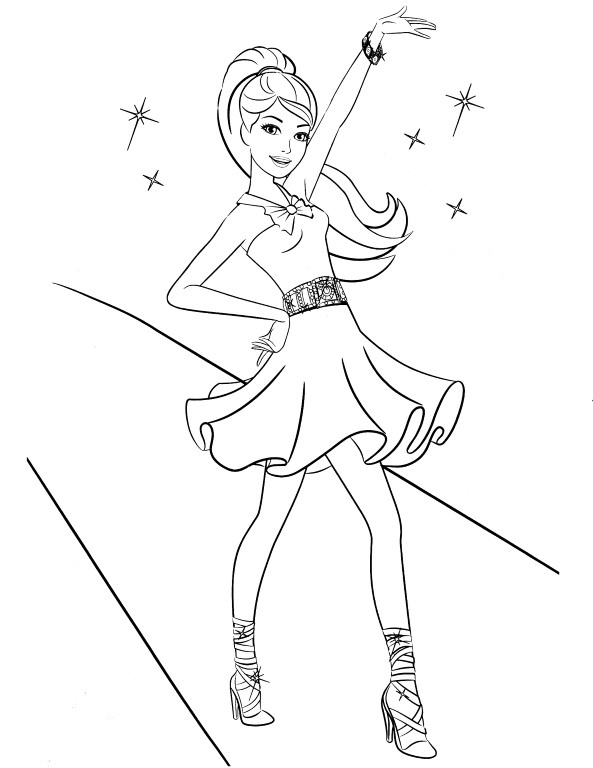 593x768 Outstanding Disco Dancing Coloring Pages Ensign