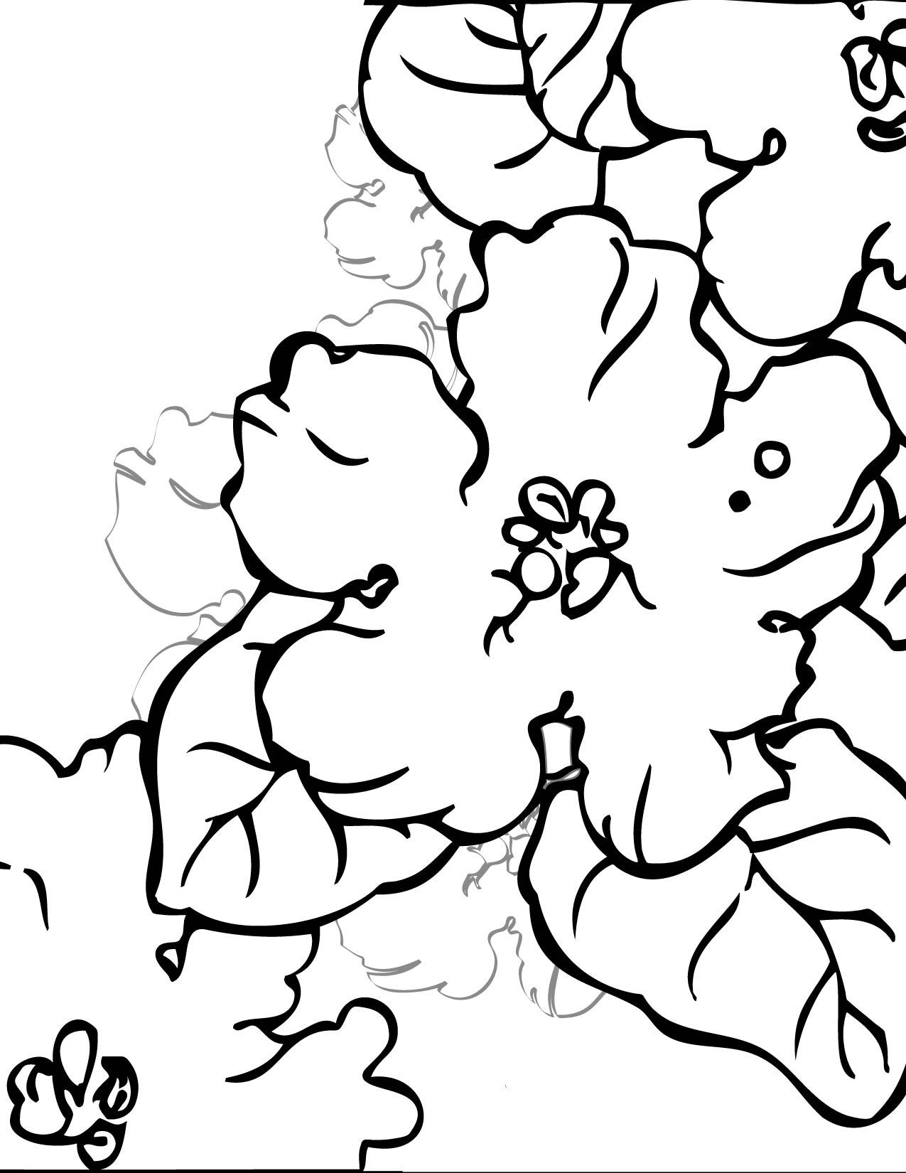 1275x1650 Best Pansy Flower Coloring Page Printable Pics Of Violet Trend