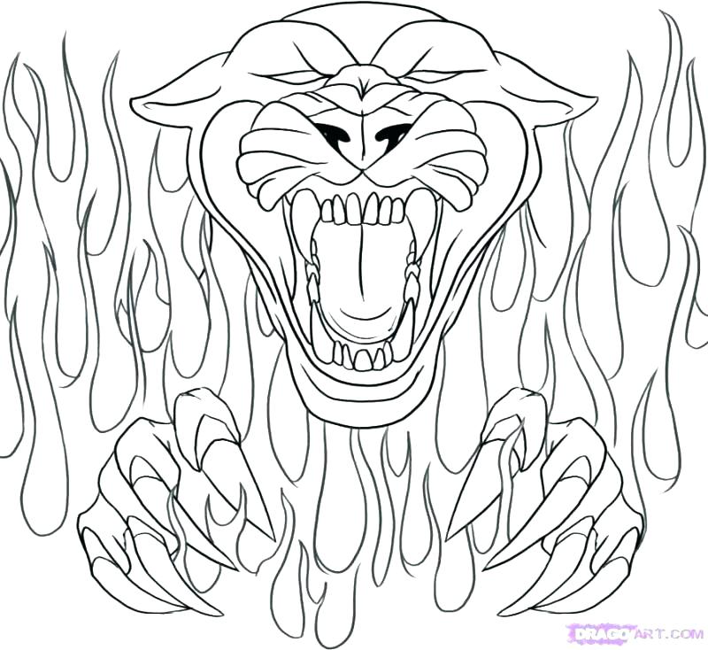 800x734 Panther Coloring Page Panthers Coloring Pages Free Also Panther