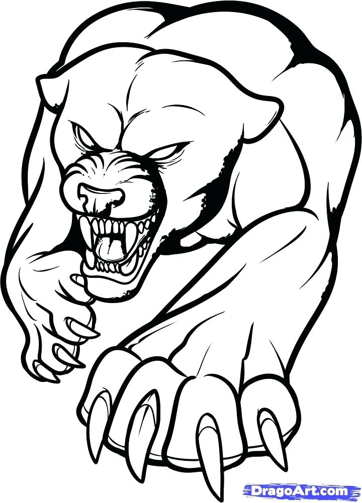 720x1001 Black Panther Coloring Page Pages L Colors At To Print Murs
