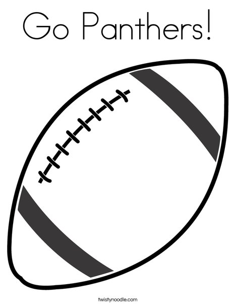 468x605 Go Panthers Coloring Page