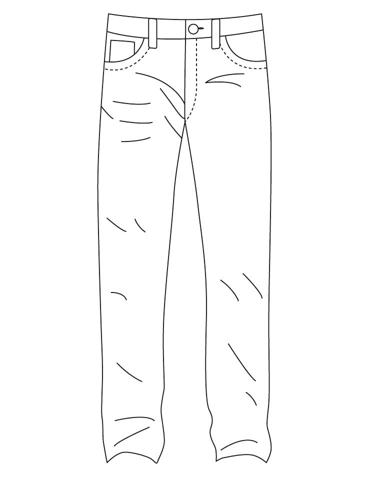 738x954 Pants Coloring Page Or Pants Coloring Page Pants Coloring Page