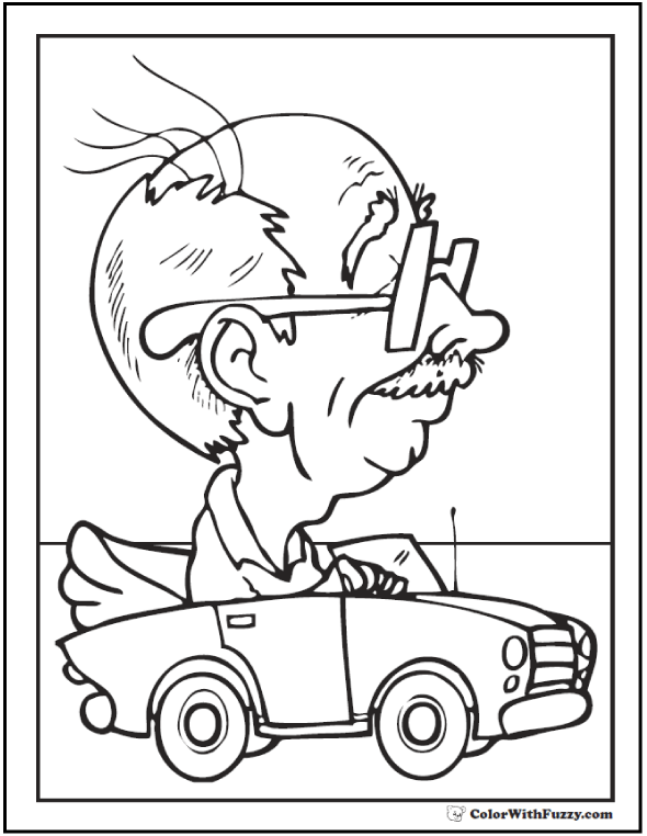 Papa Coloring Pages