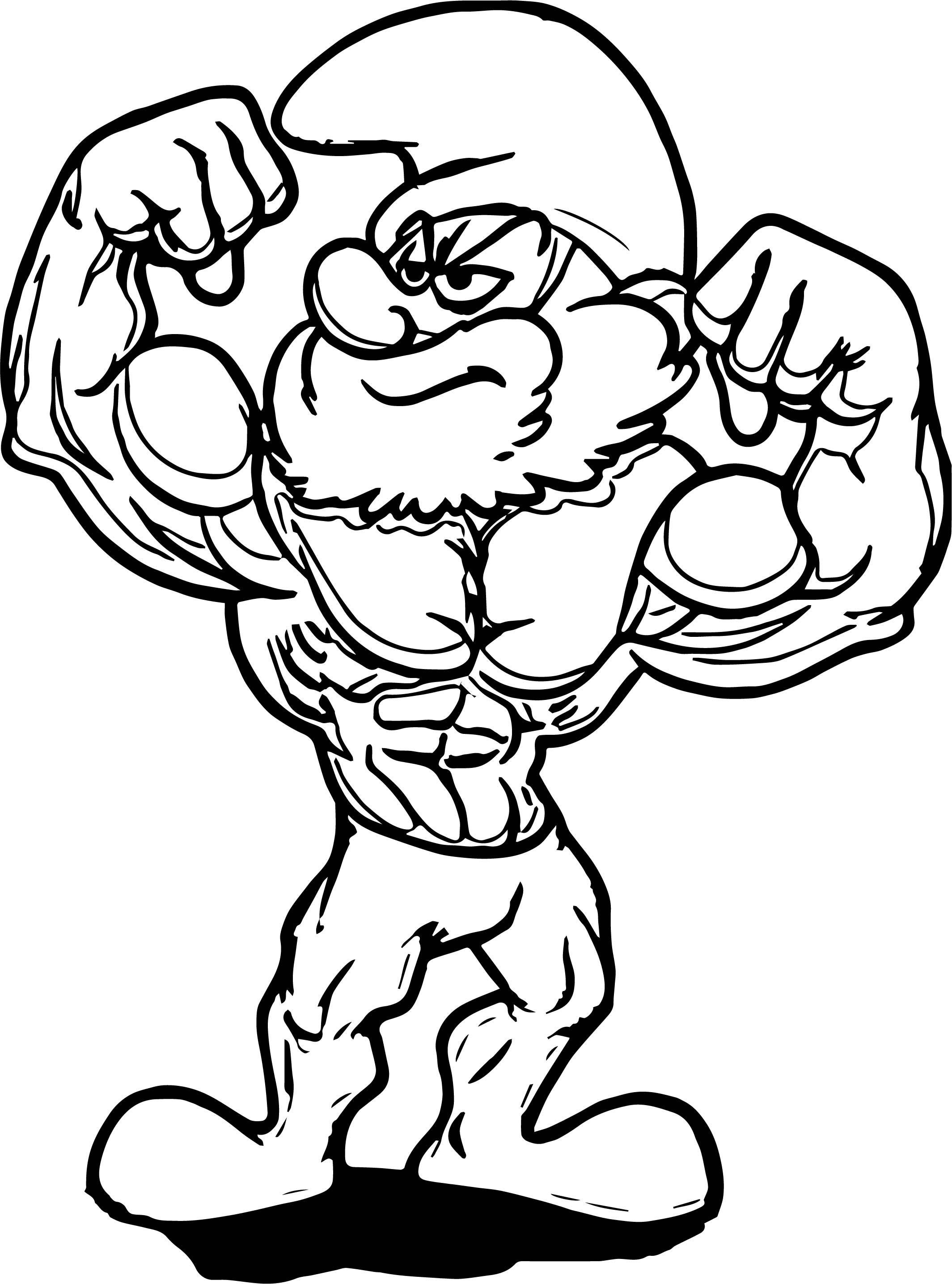 Papa Smurf Coloring Pages