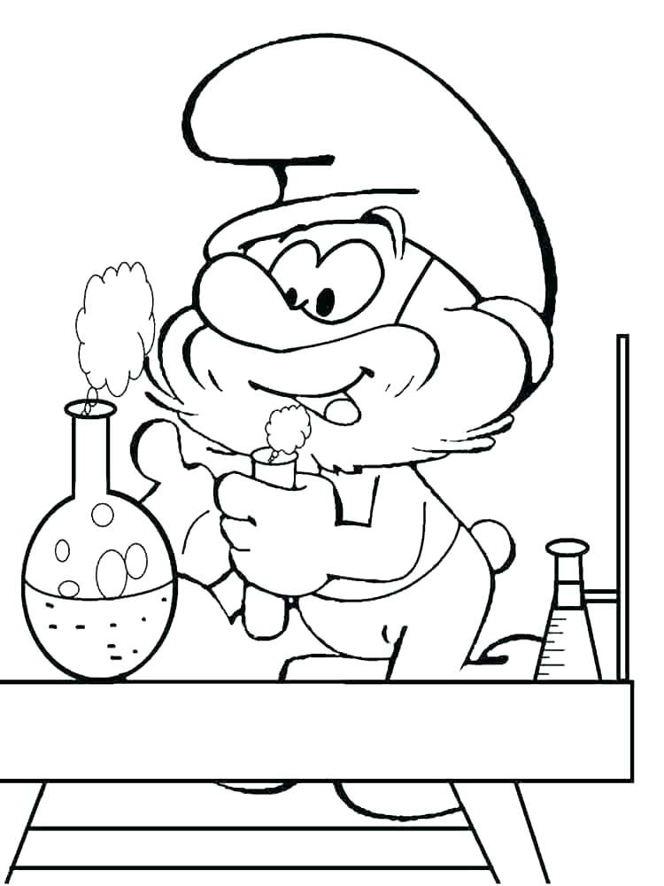 750x1000 Smurf Coloring Page Baby Smurf Picture To Color Smurf Mushroom