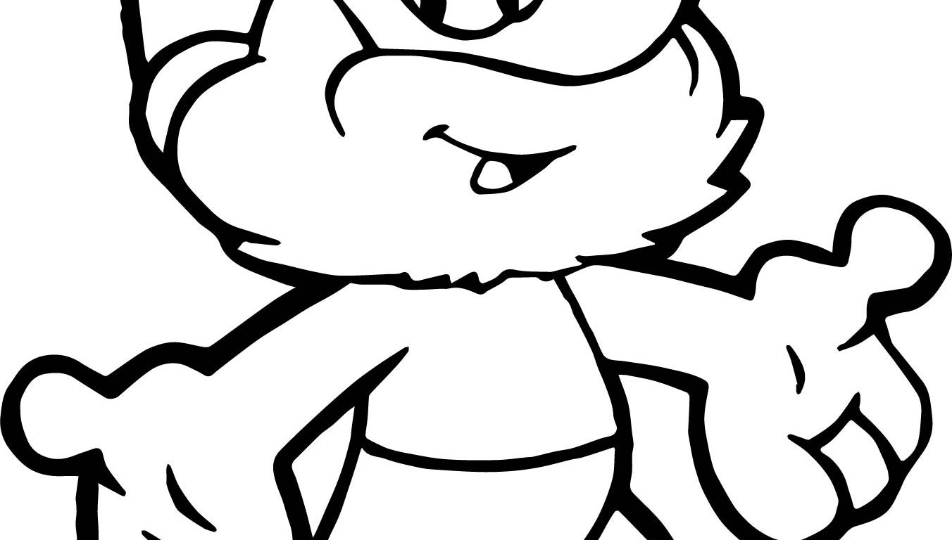 1352x768 Smurf Valentine Coloring Page Pages Printable Smurfs Free General