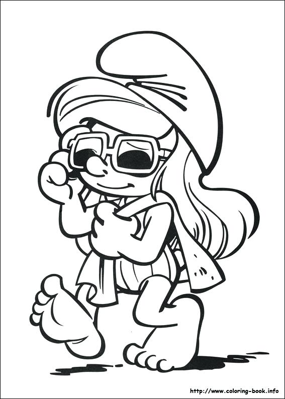 567x794 Smurfette Coloring Page Index Coloring Pages Papa Smurf Coloring