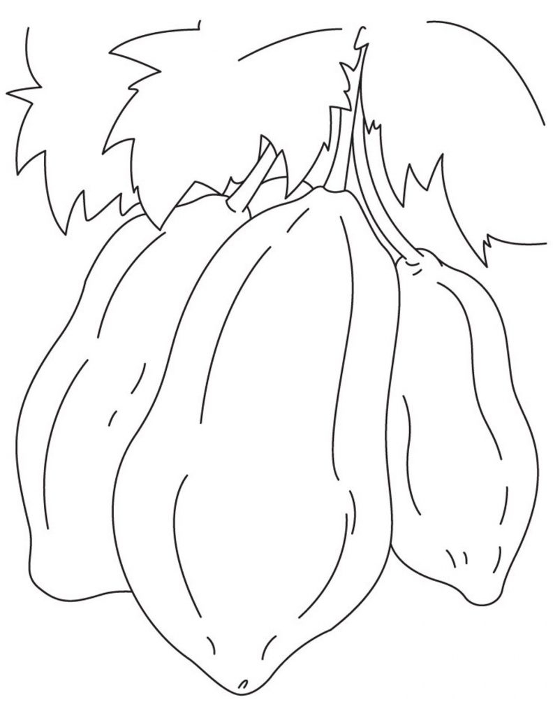 792x1024 New Papaya Coloring Free Design Printable Coloring Sheet