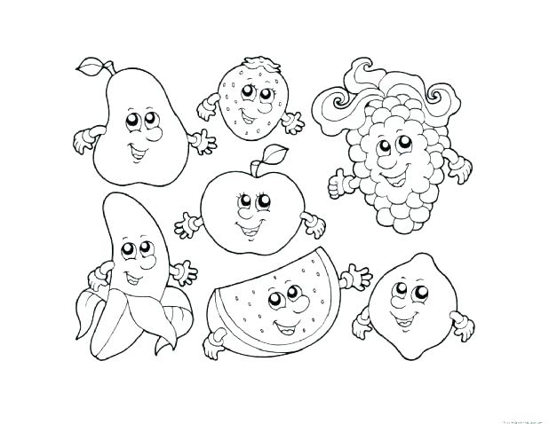 618x478 Fruit Coloring Pages Healthy Papaya