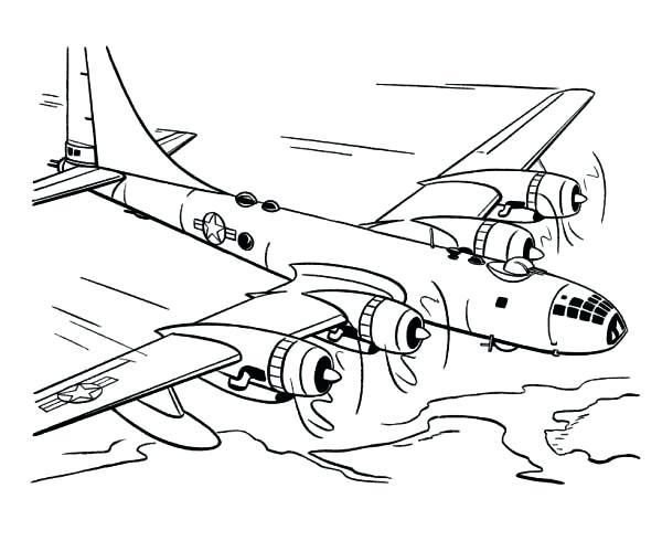 600x490 Paper Airplane Coloring Page Coloring Pages For Kids Airplane
