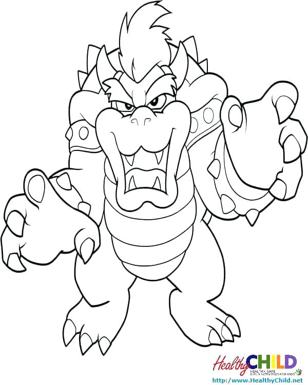 600x750 Bowser Coloring Pages Coloring Pages Coloring Pages Shared By