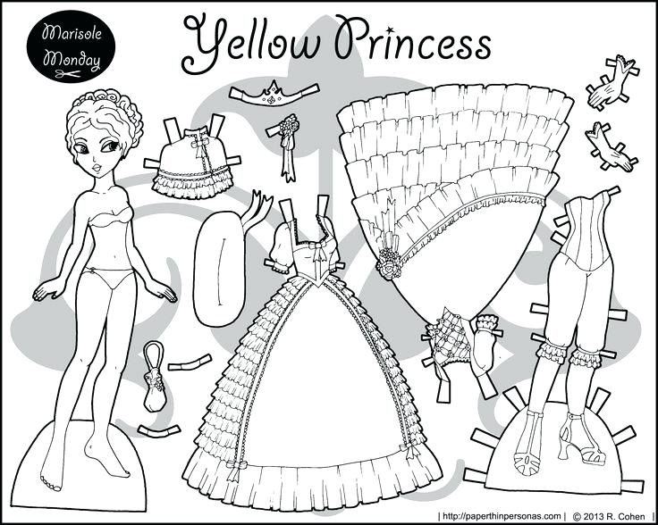 736x588 Paper Doll Coloring Pages Pony Paper Doll Coloring Page Paper Doll