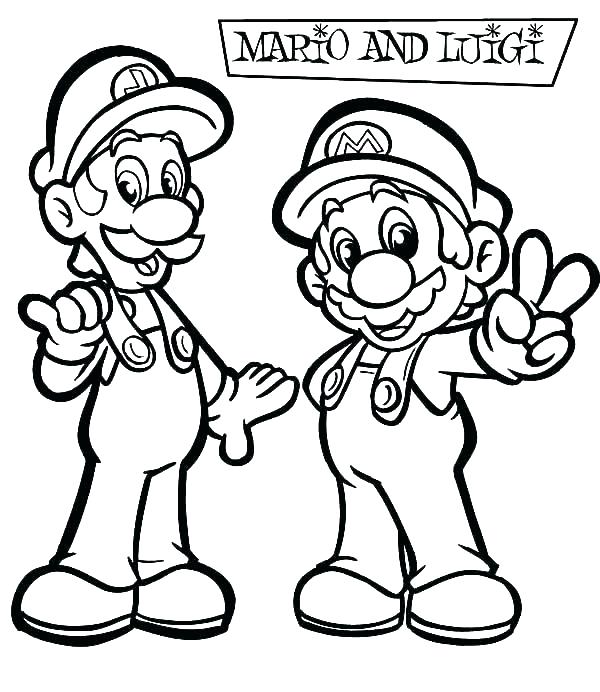 600x692 Luigi Coloring Pages Smiling Coloring Pages Smiling Coloring Size