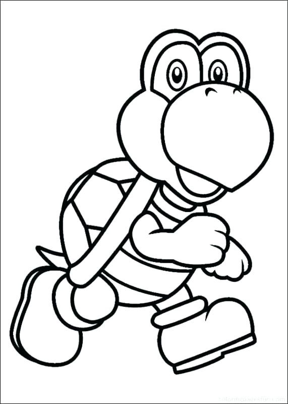 Paper Mario Coloring Pages