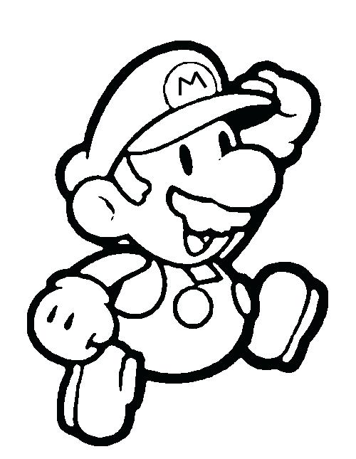 500x645 Cool Paper Mario Coloring Pages Amazing Paper Coloring Pages