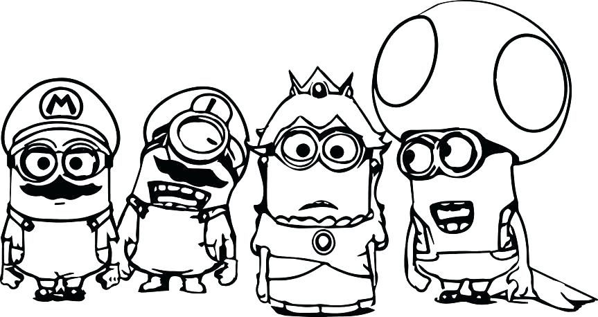 863x458 Mario Coloring Pictures Super Characters Coloring Pages Collection