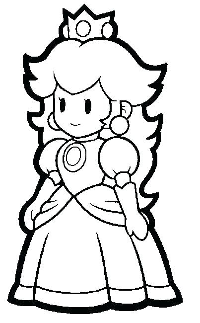 403x650 Paper Mario Sticker Star Coloring Pages Paper Mario Coloring Page