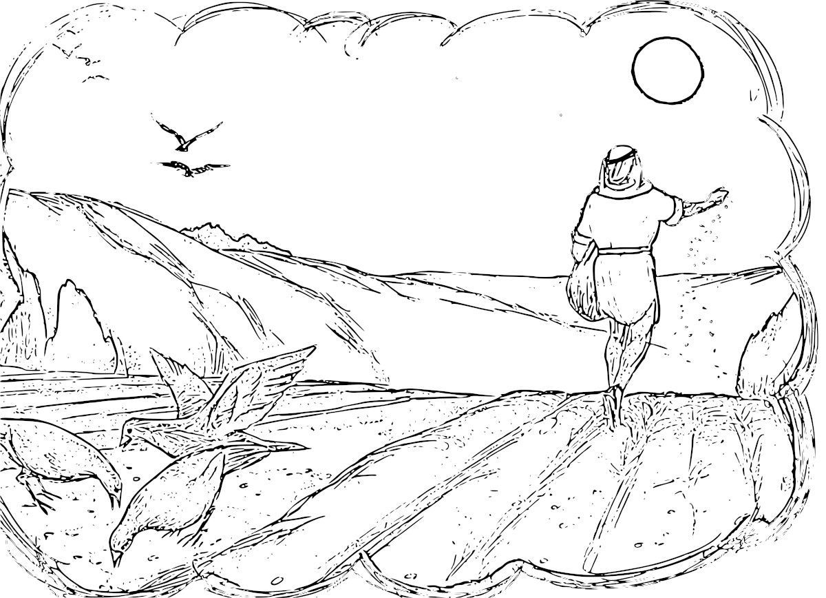 1200x868 Parable Of The Sower Coloring Pages Many Links To Coloring Pages