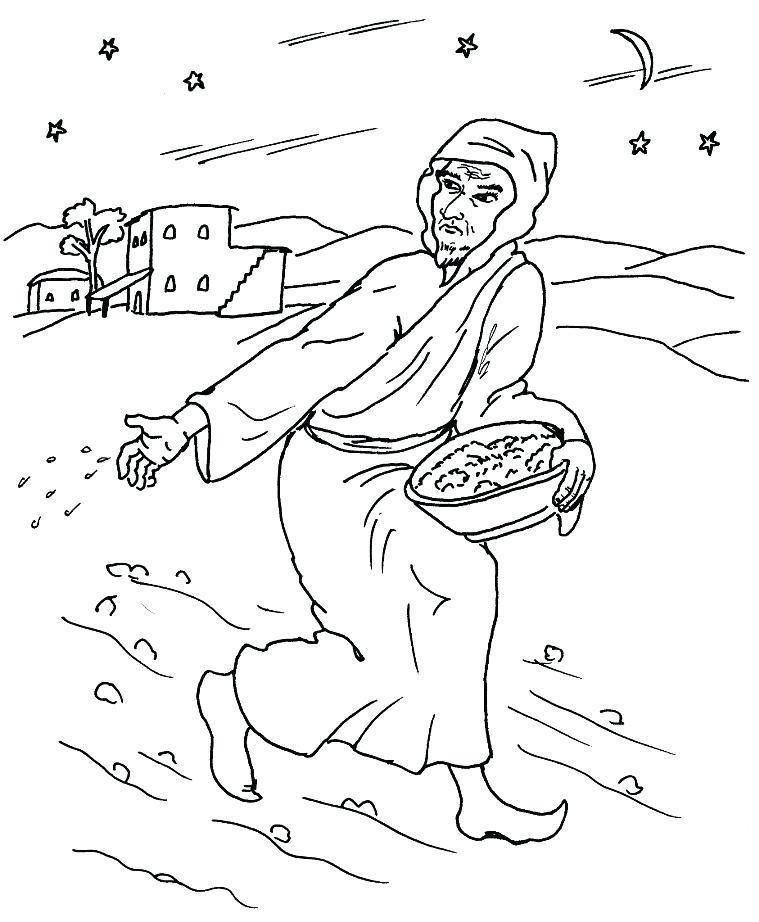 759x922 Parables Of Jesus Coloring Pages Bible Parable Coloring Pages