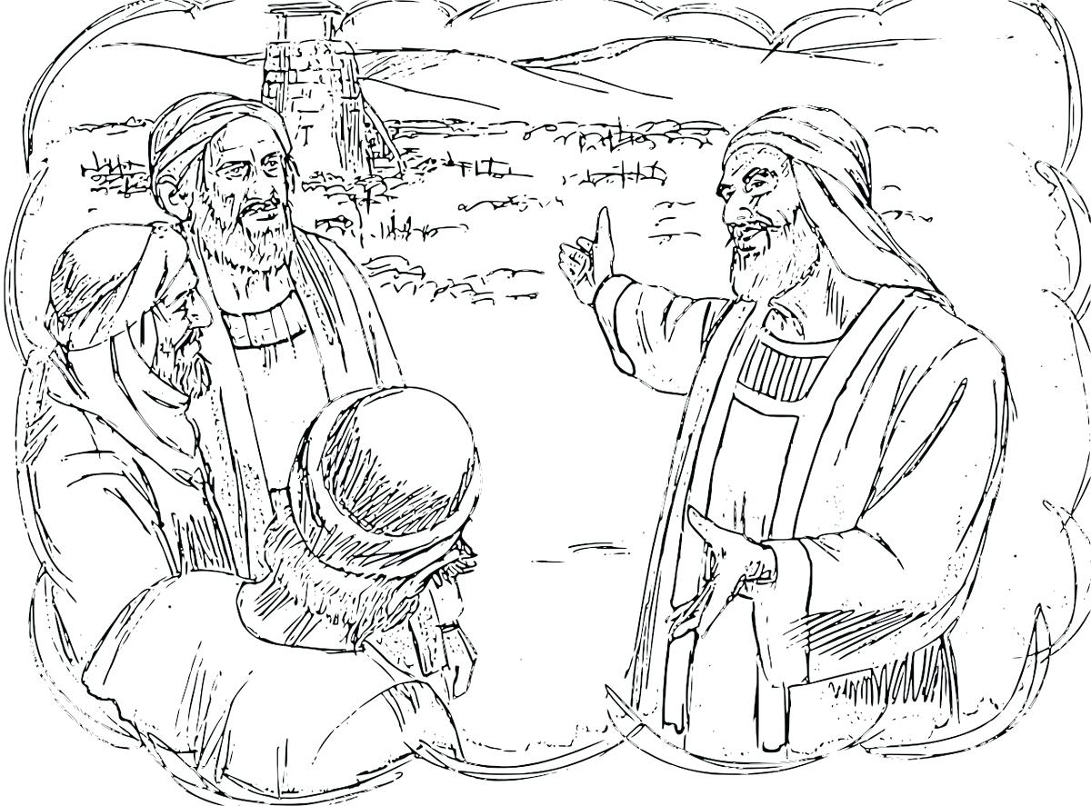 1200x887 Parable Of The Sower Coloring Page Story Good Samaritan Nice Best