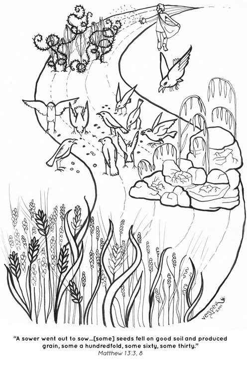 496x756 Parable Of The Sower Coloring Pages