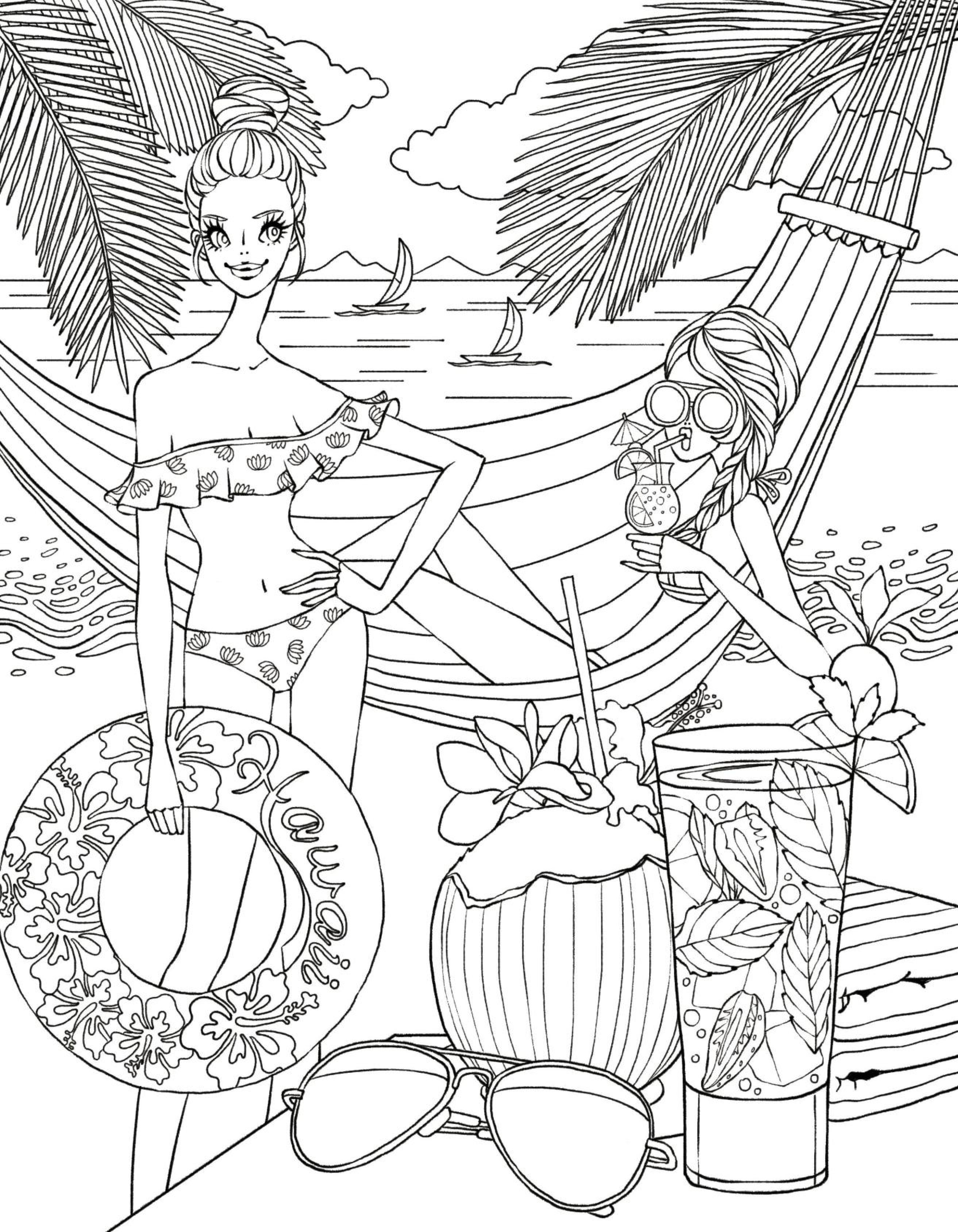 2625x3375 Paradise Coloring Pages To Print Coloring For Kids 2018