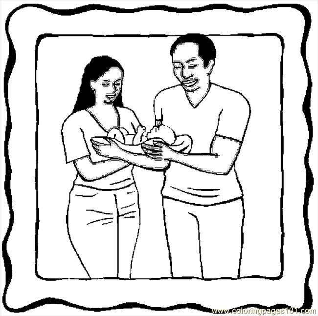 650x647 Parents Amp Infant 10 Coloring Page