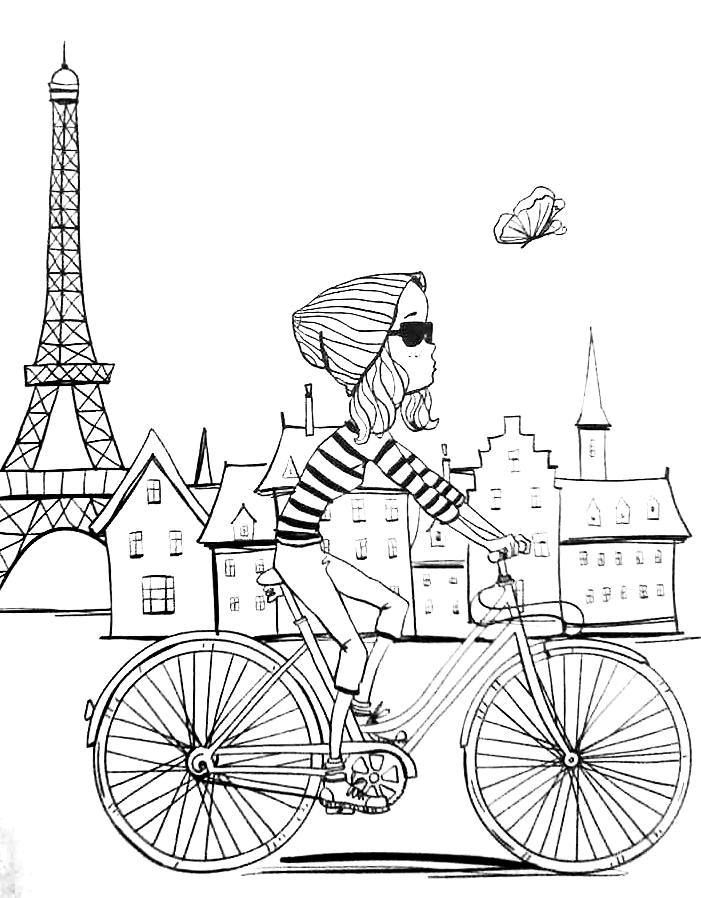701x898 Paris Coloring Pages 28 Paris Coloring Pages Compilation Free