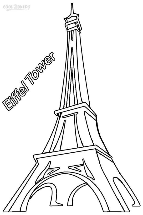 600x900 Printable Eiffel Tower Coloring Pages For Kids Cool2bkids
