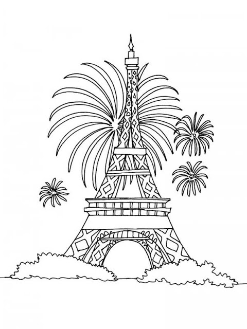 480x640 Eiffel Tower Coloring Pages 360coloringpages