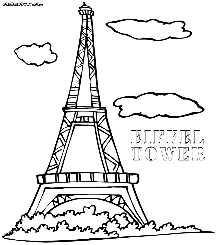 882x1000 Eiffel Tower Coloring Page Inspirational Free Coloring Pages