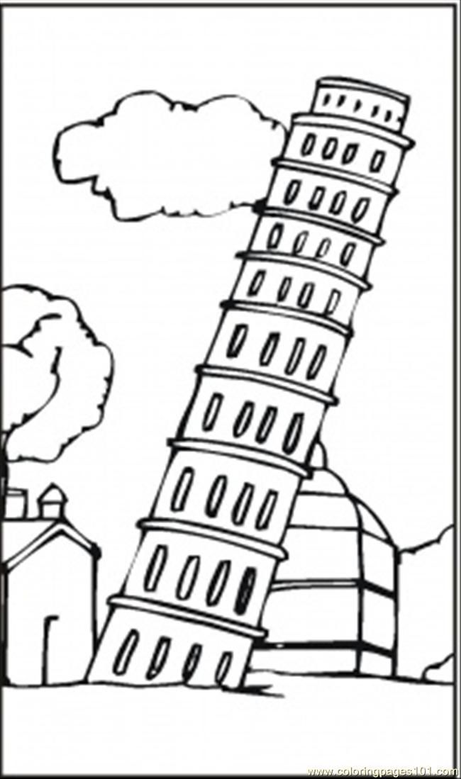 Parthenon Coloring Page