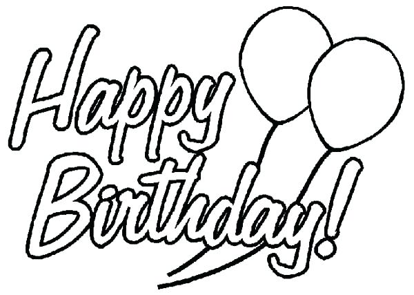 600x427 Balloons Coloring Pages Birthday Party Decorated With Balloons