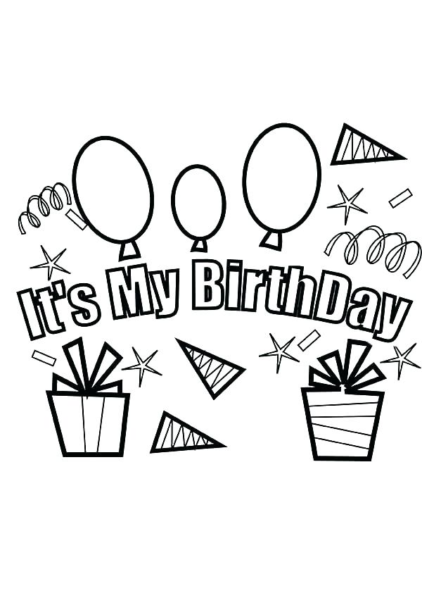 600x849 Birthday Party Coloring Pages Birthday Party Coloring Pages Mickey