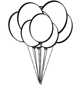 236x304 Balloon Coloring Pages 2.gif Pixels 2nd Birthday Ideas