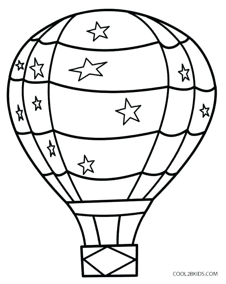 728x911 Balloon Coloring Page Coloring Pages For Kid Kids Coloring Pages