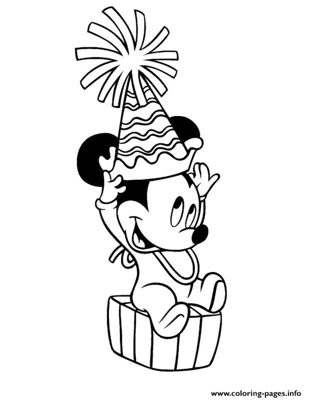 Party Hat Coloring Page