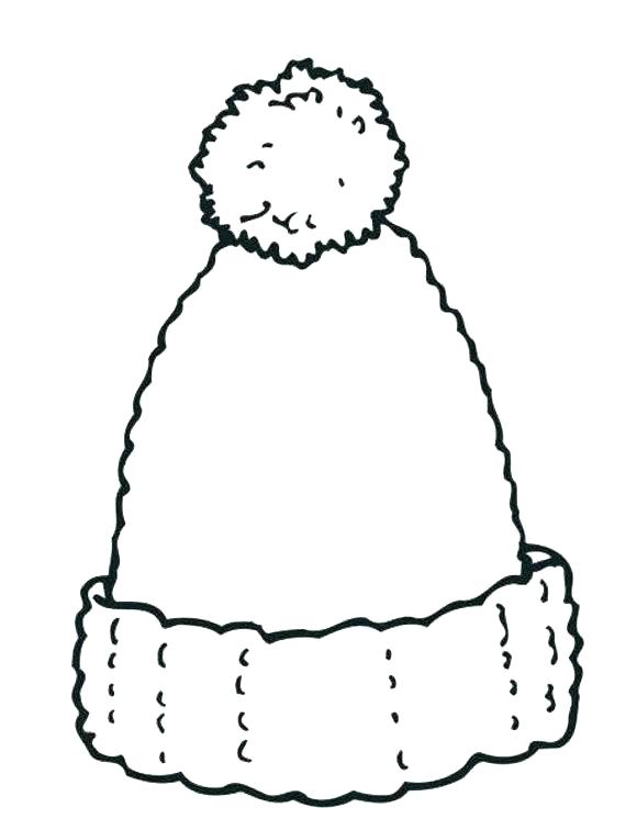 580x746 Hat Coloring Page Winter Hat Coloring Page Party Hat Coloring Page