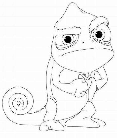 Pascal Tangled Coloring Pages