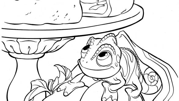 585x329 Pascal Tangled Coloring Pages 2549231