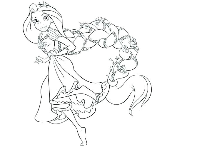 670x500 Disney Tangled Free Printable Coloring Pages Tangled Coloring