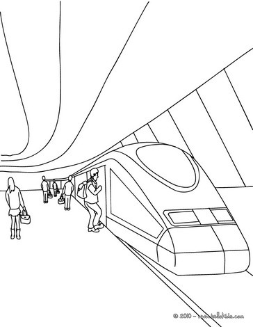 364x470 Train Coloring Pages