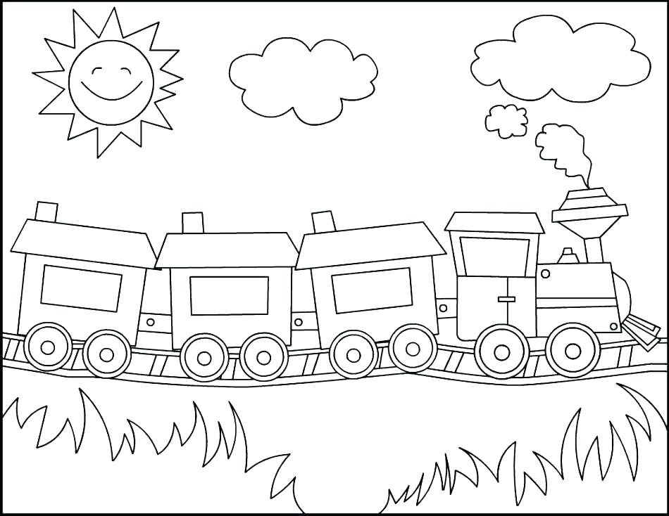 950x734 Train Coloring Pages Also Train Coloring Pages Station Coloring