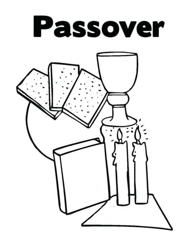 600x776 Passover Coloring Page Coloring Page Celebrating Day With Full