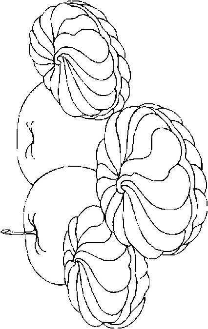 426x675 Apples Amp Pastries Coloring Page