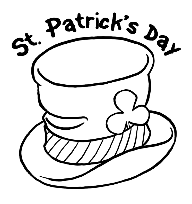 746x790 St Patrick's Day Hat Coloring Page Amp Coloring Book