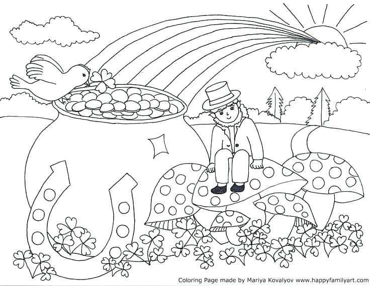 736x570 Gratis St Patrick Para Colorear St Para St S Day Coloring Pages