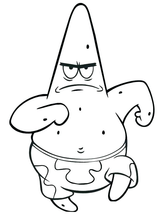 564x730 Patrick Star Coloring Pages Secrets Printable Pictures Tentacles