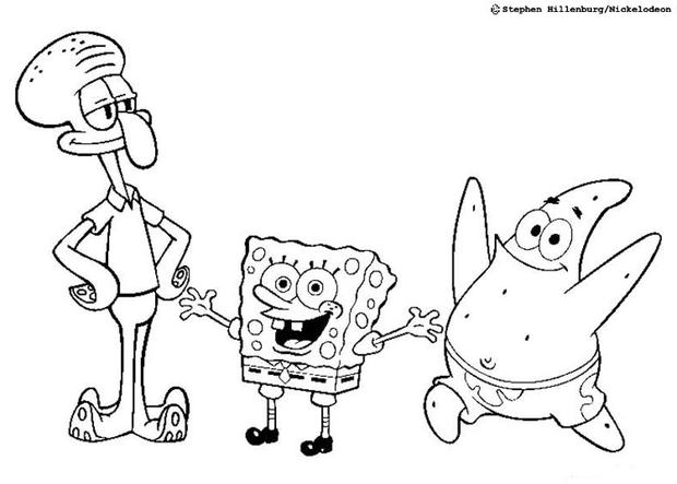 620x443 Spongebob And Patrick Coloring Pages Spongebob And Patrick