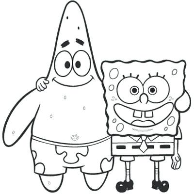 400x400 Spongebob And Patrick Coloring Pages